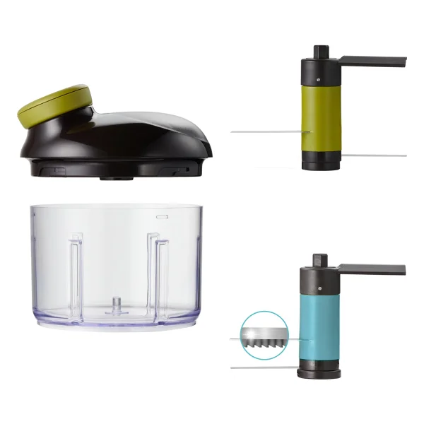 Tefal Manuel Rondo Buz Kırıcı Kit 900 Ml Yeşil/Siyah Ultra Paslanmaz Çelik Bıçaklarla Pratik - Görsel 3