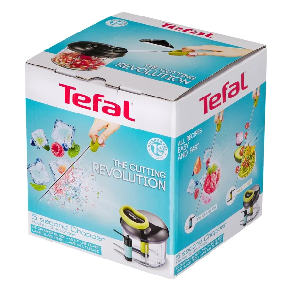 Tefal Manuel Rondo Buz Kırıcı Kit 900 Ml Yeşil/Siyah Ultra Paslanmaz Çelik Bıçaklarla Pratik - Görsel 5