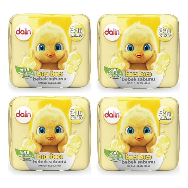 Dalin Bıcı Bıcı Bebek Sabunu 3x75 Gr 4 Adet - Görsel 7