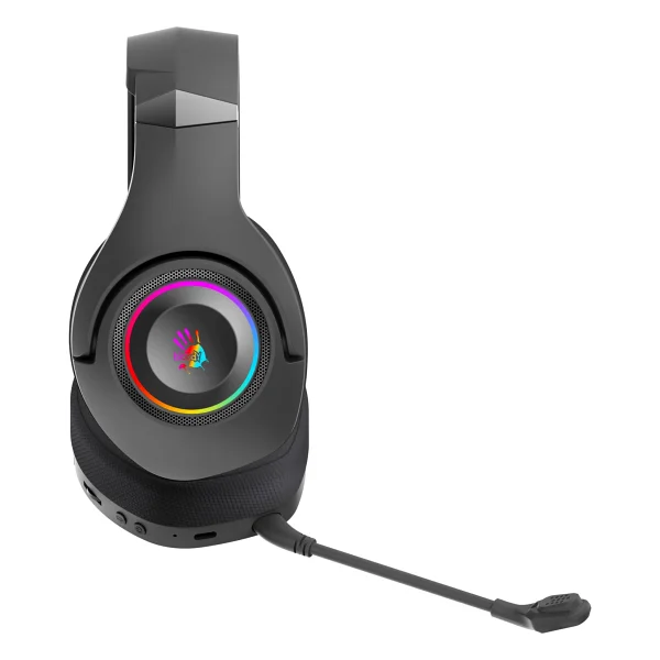 Bloody Gr270 Siyah RGB 7.1 Kablolu/Kablosuz Kulak Üstü Oyuncu Kulaklığı - Görsel 2