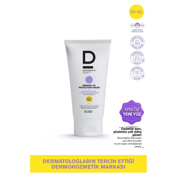 Dermoskin Bluage Mineral Filtreli 50 Ml 50 Faktör Güneş Kremi - Görsel 2