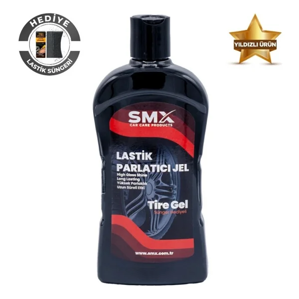 Smx Jel Lastik Parlatıcı 500 Ml + Sünger Hediye - Görsel 2
