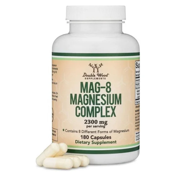 Double Wood Mag-8 Magnesium Complex 2300 Mg 180 Veg. - Aromasız - Görsel 5
