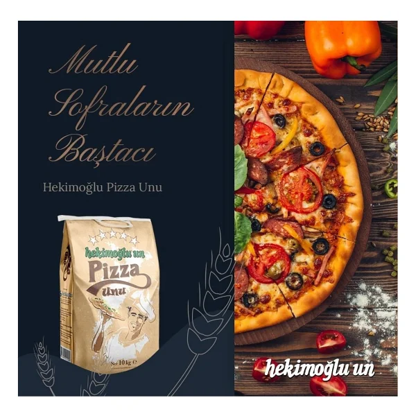 Hekimoğlu 10 Kg Pizza Unu - Görsel 2
