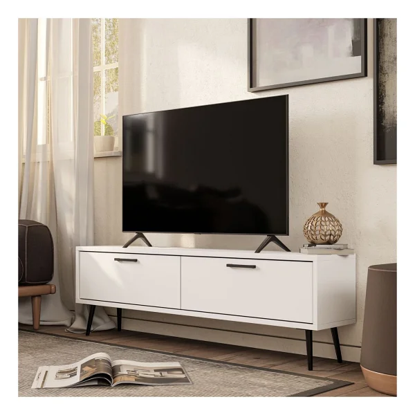 Mezza 4060 Bold 138 Cm TV Ünitesi Beyaz - Görsel 6