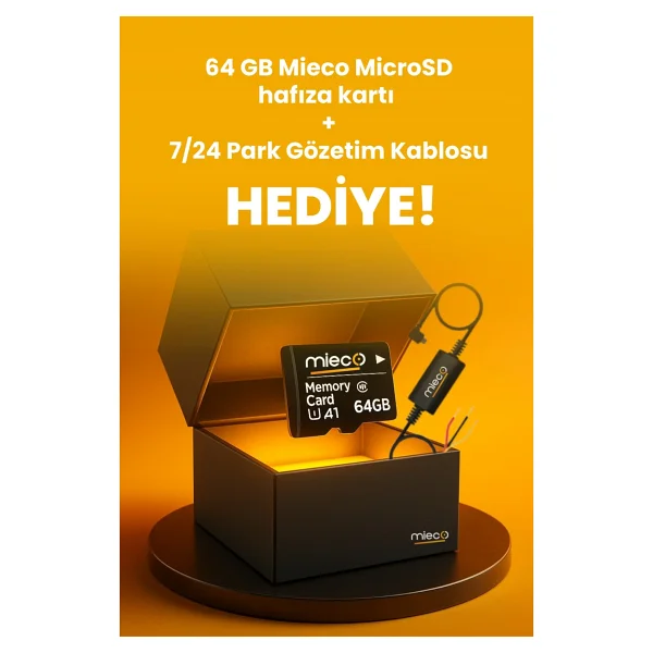 Mieco G4 Ön ve Arka Araç Kamerası Seti - Görsel 2