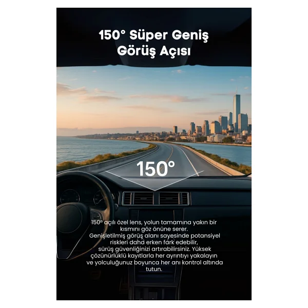 Mieco A7 Ön ve Arka Araç Kamerası Seti - Görsel 3