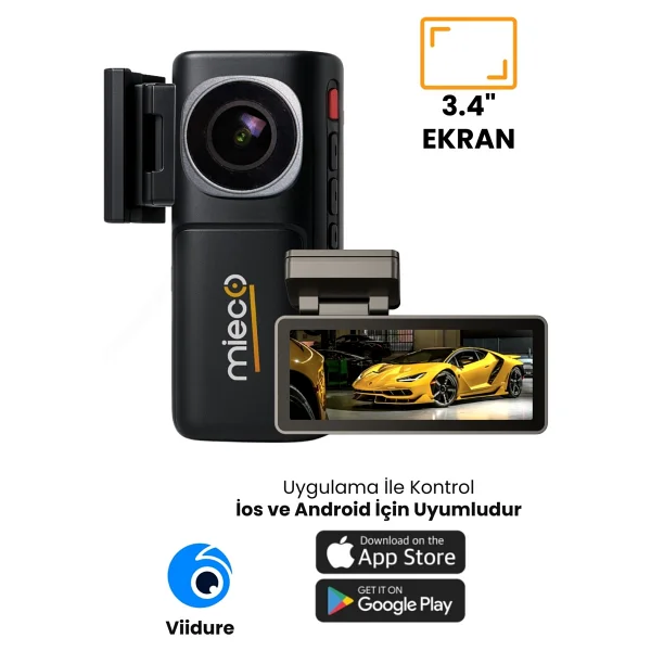 Mieco A7 Ön ve Arka Araç Kamerası Seti - Görsel 5