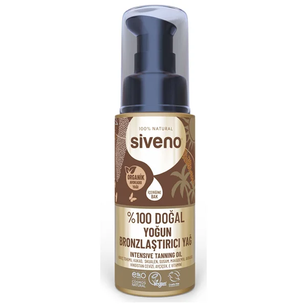 Siveno %100 Doğal Avokado Yoğun 50 Ml Bronzlaştırıcı Yağ - Görsel 8