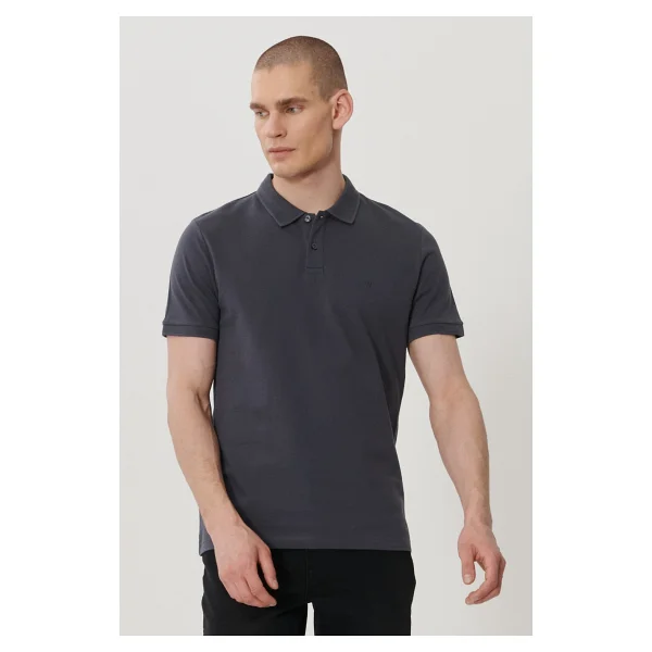 Wrangler Regular Fit Normal Kesim %100 Pamuk Polo Yaka Siyah Tişört - Görsel 9