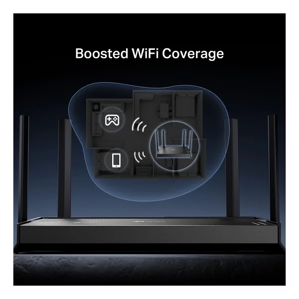 Tp-Link Archer Be220 4 Port 3600 Mbps Router - Görsel 4