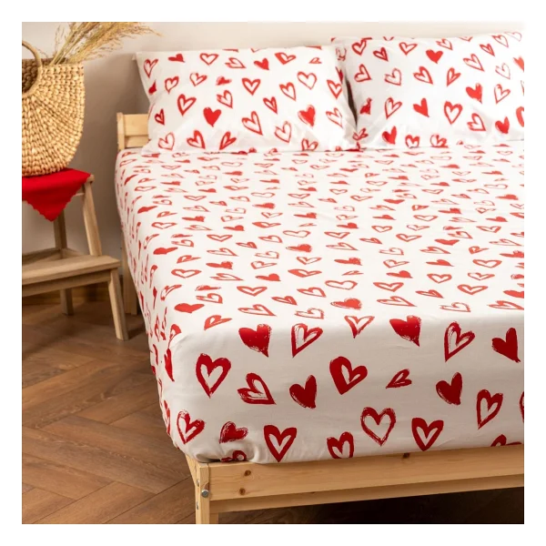 Soley Mix & Match Lover %100 Pamuk Çift Kişilik Çarşaf Seti - Görsel 4