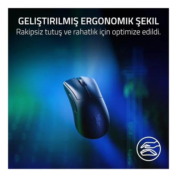 Razer Deathadder V3 Pro 8K Rz01-04630300-R3wl Şarjlı Optik Kablolu/Kablosuz Oyuncu Mouse - Görsel 5