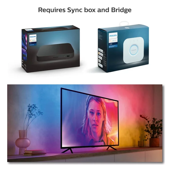 Philips Hue Play Gradient Lightstrip 55" Akıllı Şerit LED - Görsel 5