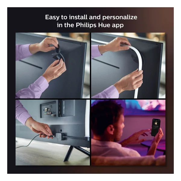Philips Hue Play Gradient Lightstrip 55" Akıllı Şerit LED - Görsel 7