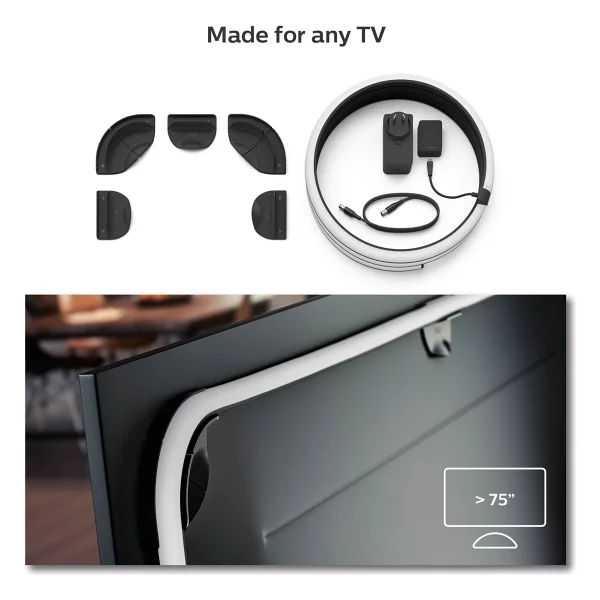 Philips Hue Play Gradient Lightstrip 75 İnç TV RGB Şerit LED - Görsel 2