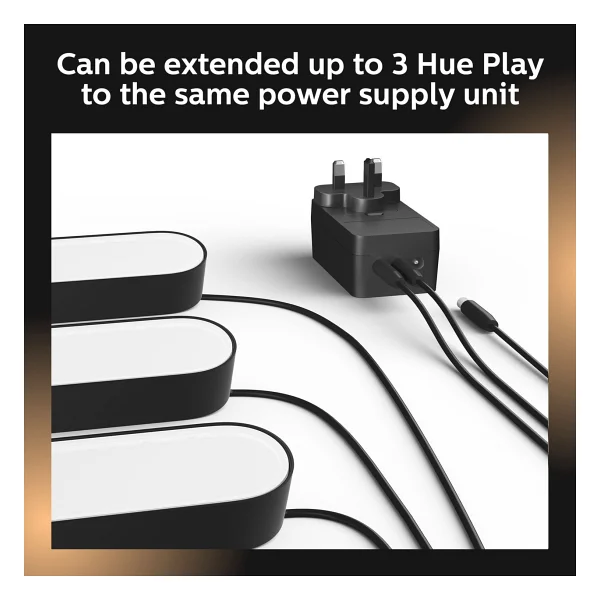 Philips Hue Play 2'li Ekopaket - Siyah - Görsel 8