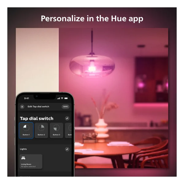 Philips Hue Tap Switch Beyaz Akıllı Anahtar - Görsel 6