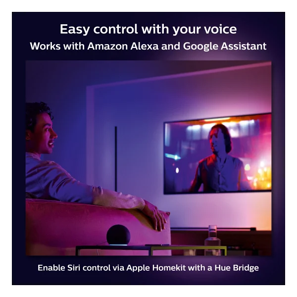 Philips Hue Gradient Signe 8718696176245 Siyah Akıllı LED Masa Lambası - Görsel 5