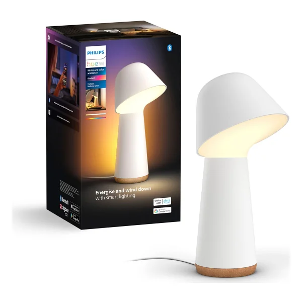 Philips Hue Twilight 8720169262997 Beyaz Akıllı Masa Lambası - Görsel 9