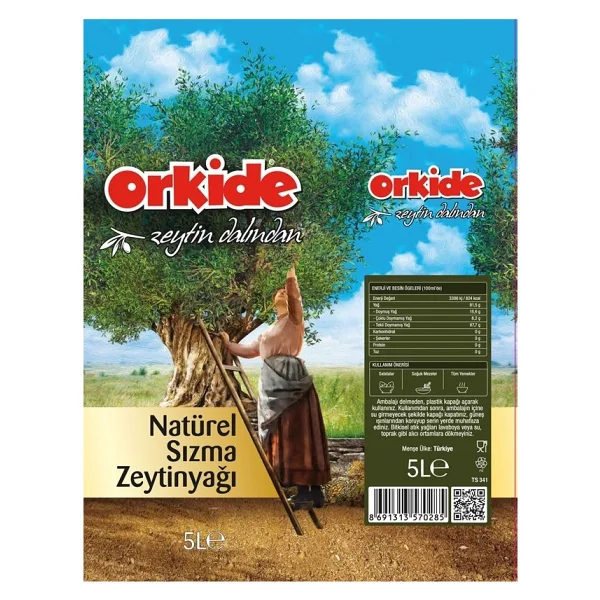 Orkide Natürel Sızma Zeytinyağı 5 Lt - Görsel 2