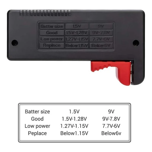 Aneng BT-168 Pro Pil Ölçüm Cihazı - Görsel 2