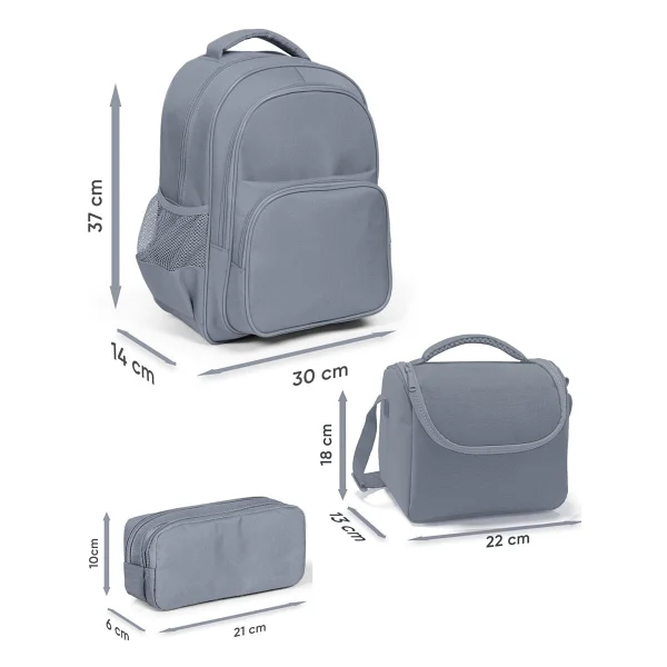Coral High Set0114423 Nefti Gamer Desenli 3'lü Okul Çanta Seti - Görsel 2