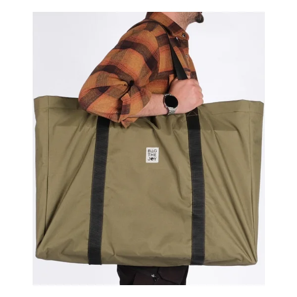 Bag The Joy Ahşap Portatif Katlanır Kamp Rafı - Kahverengi - Görsel 5