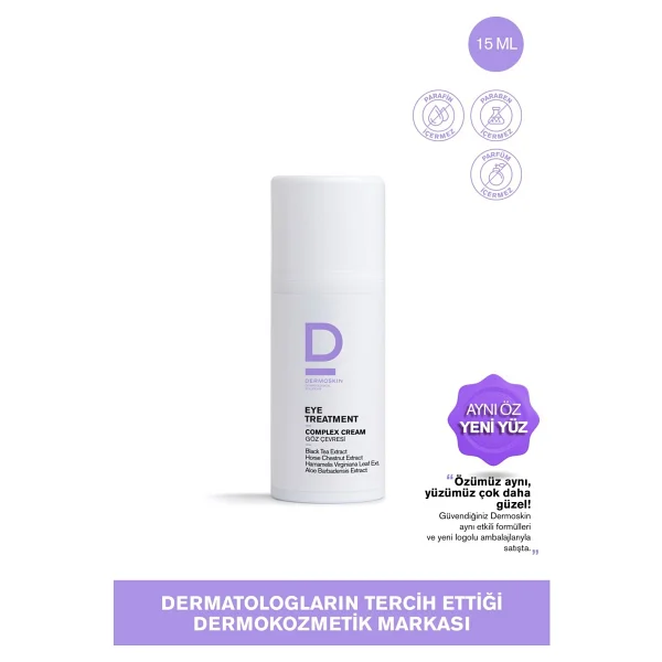 Dermoskin Eye Treatment Complex Göz Çevresi Bakım Kremi 15 Ml - Görsel 9