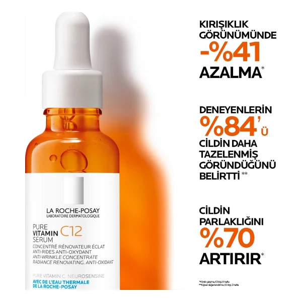La Roche-Posay Pure Vitamin C12 Işıltı Veren Antioksidan 30 Ml C Vitamin Serum - Görsel 5