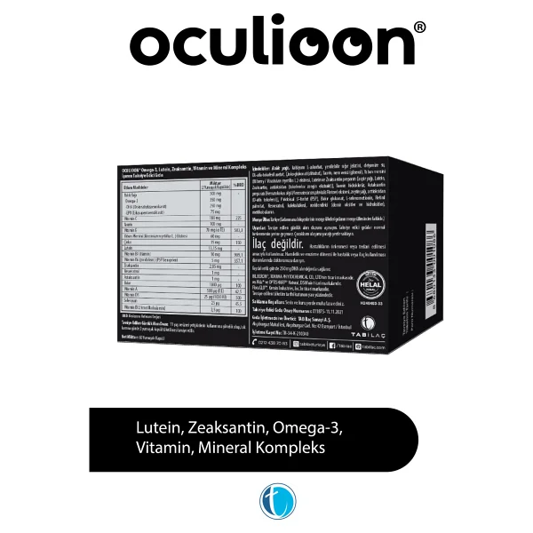 Oculioon Omega 3 Lutein Kompleks 60 Kapsül - Görsel 2