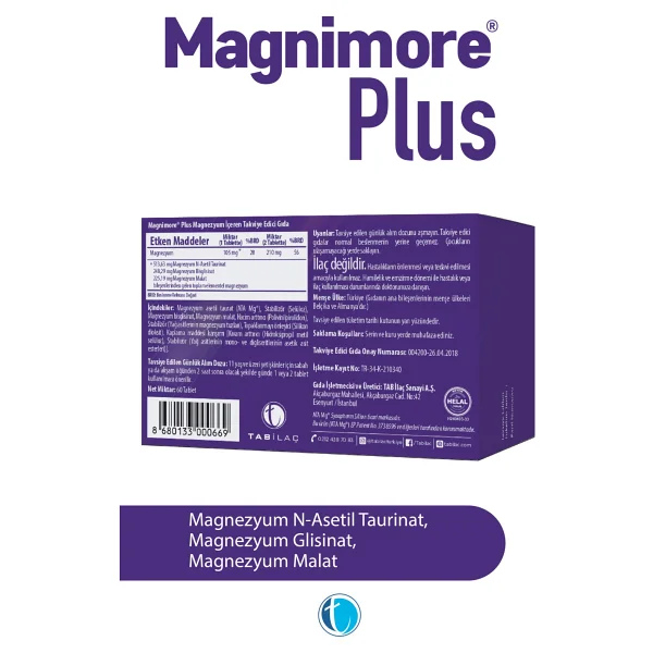 Magnimore Plus 60 Tablet - Görsel 5