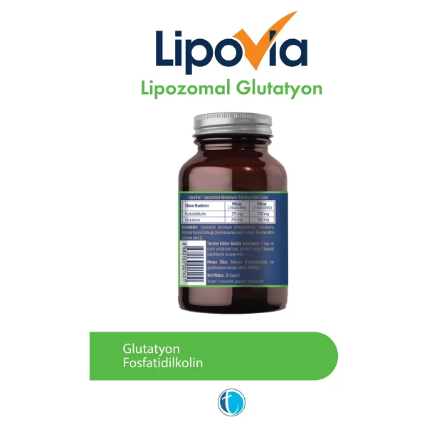 Lipovia Lipozomal Glutatyon 30 Kapsül - Görsel 4