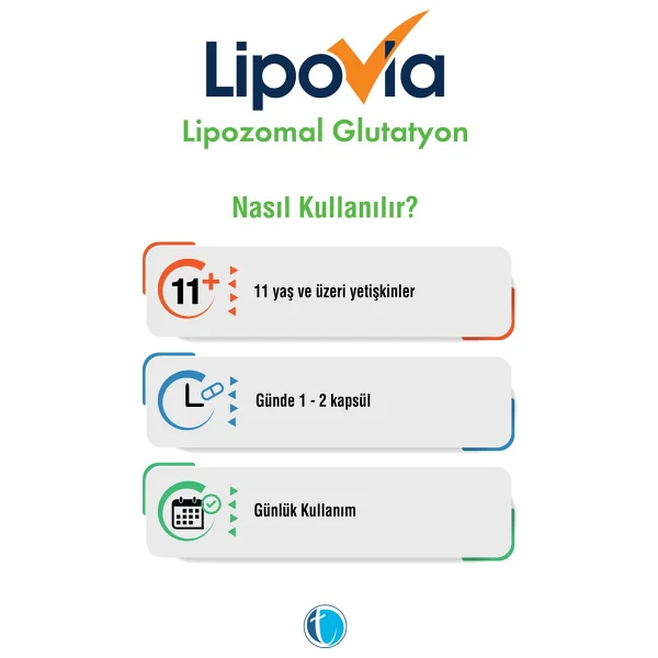 Lipovia Lipozomal Glutatyon 30 Kapsül - Görsel 6