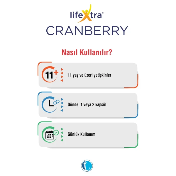 Lifextra Cranberry 30 Kapsül - Görsel 9