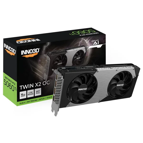 Inno3d RTX 5060 Ti Twin X2 Oc N506t2-16d7x-191073n 128 Bit Gddr7 16 GB Ekran Kartı - Görsel 5
