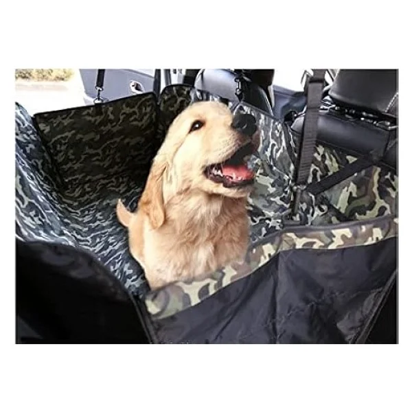 Araç İçi Arka Koltuk Köpek Örtüsü (Kamuflaj Desenli) - Görsel 5