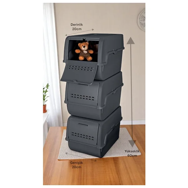 Motek 3x8 Lt Tekerlekli Organizer - Görsel 6