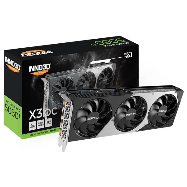 Inno3d RTX 5060 Tı Twin X3 Oc N506t3-08d7x-193075l 128 Bit Gddr7 8 GB Ekran Kartı - Görsel 4