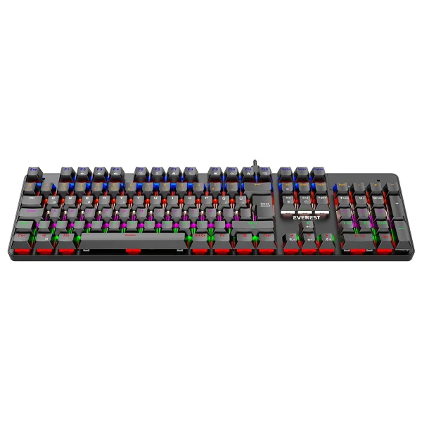Everest Lumos Kb-Mk1 Red Switch Kablolu Mekanik Oyuncu Klavyesi - Görsel 3