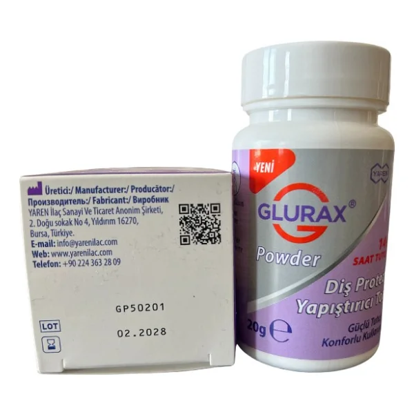 Glurax Powder, Diş Protezi Yapıştırıcı Toz - Görsel 2