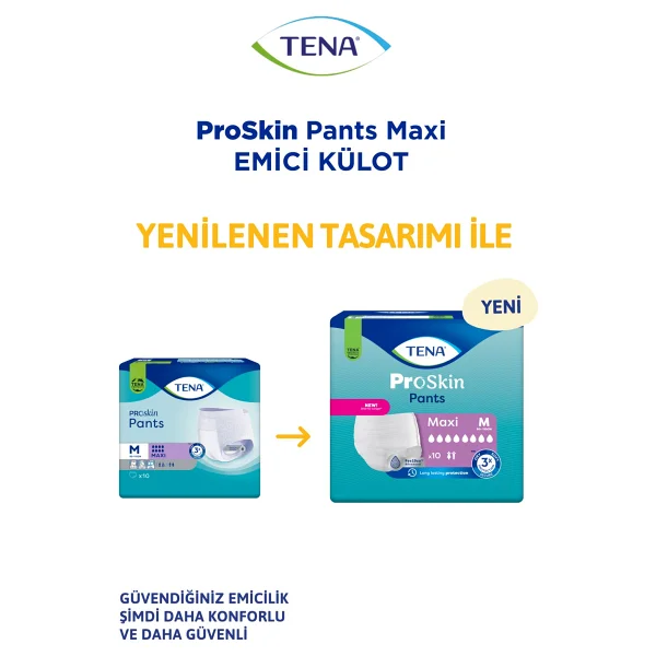 Tena Emici Külot Maxi 8 Damla Orta Boy M 10'lu 4 Adet Hasta Bezi - Görsel 4