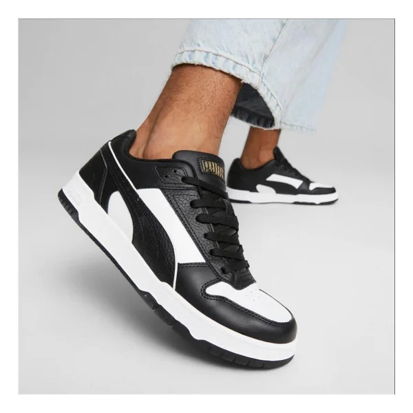 Puma Rbd Game Low 386373-07 Siyah-Beyaz Sneaker - Görsel 9