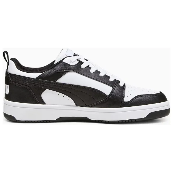 Puma Rebound V6 Low 392328-01 Siyah-Beyaz Spor Ayakkabı - Görsel 8