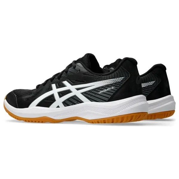 Asics Upcourt 6 1071a104-001 Siyah-Beyaz Erkek Voleybol Ayakkabısı - Görsel 4