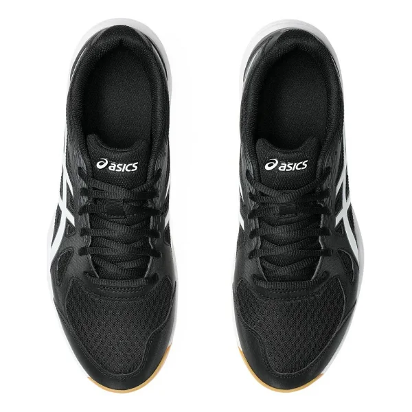 Asics Upcourt 6 1071a104-001 Siyah-Beyaz Erkek Voleybol Ayakkabısı - Görsel 7