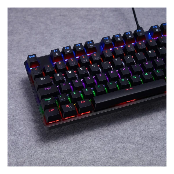 Everest Lumos Kb-Mk1 Blue Switch Kablolu Mekanik Oyuncu Klavyesi - Görsel 3