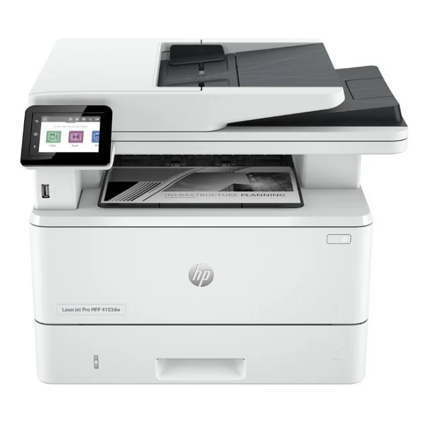Hp Mfp M4103dw 2z627a Wi-Fi + Tarayıcı + Fotokopi Mono Çok Fonksiyonlu Lazer Yazıcı - Görsel 2