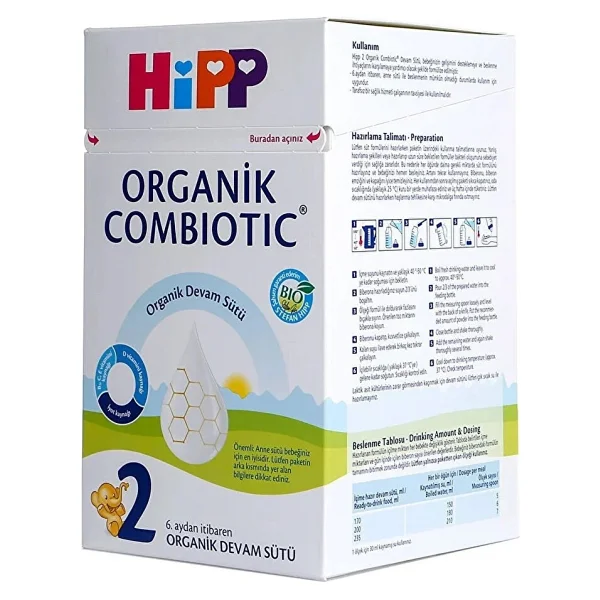 Hipp Organik Combiotic 2 Devam Sütü 800 Gr 2 Adet - Görsel 4