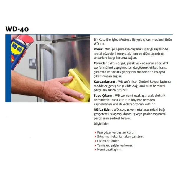 Wd-40 Yağlayıcı Ve Pas Sökücü 350 Ml - Görsel 6